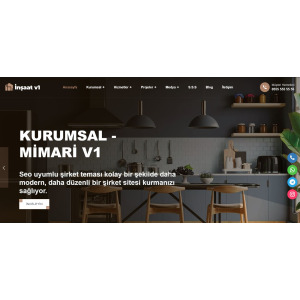 Mimar & İnşaat Tanıtım Sitesi